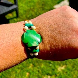 Lucky charm adjustable hand made bracelet
